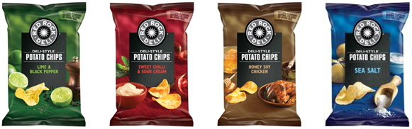 Red Rock Deli are proud to announce the arrival of their gourmet potato chips to New Zealand